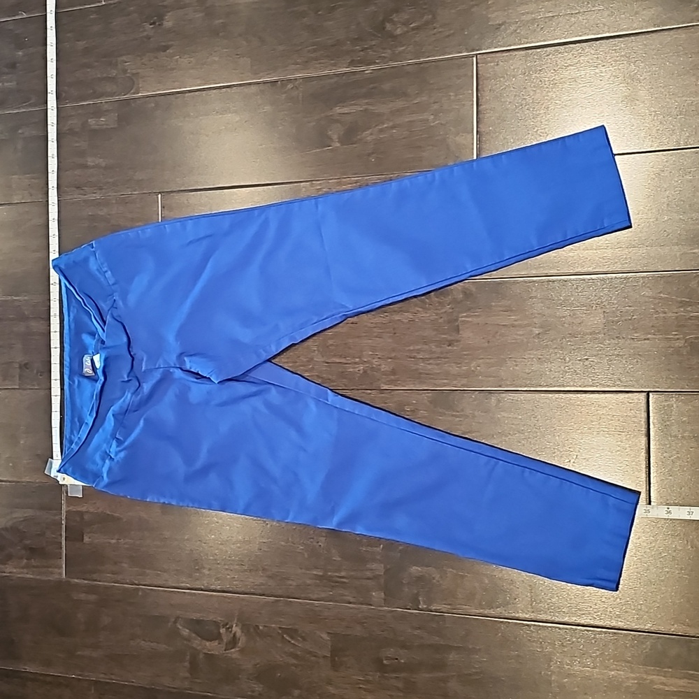Blue stretch skinny pants